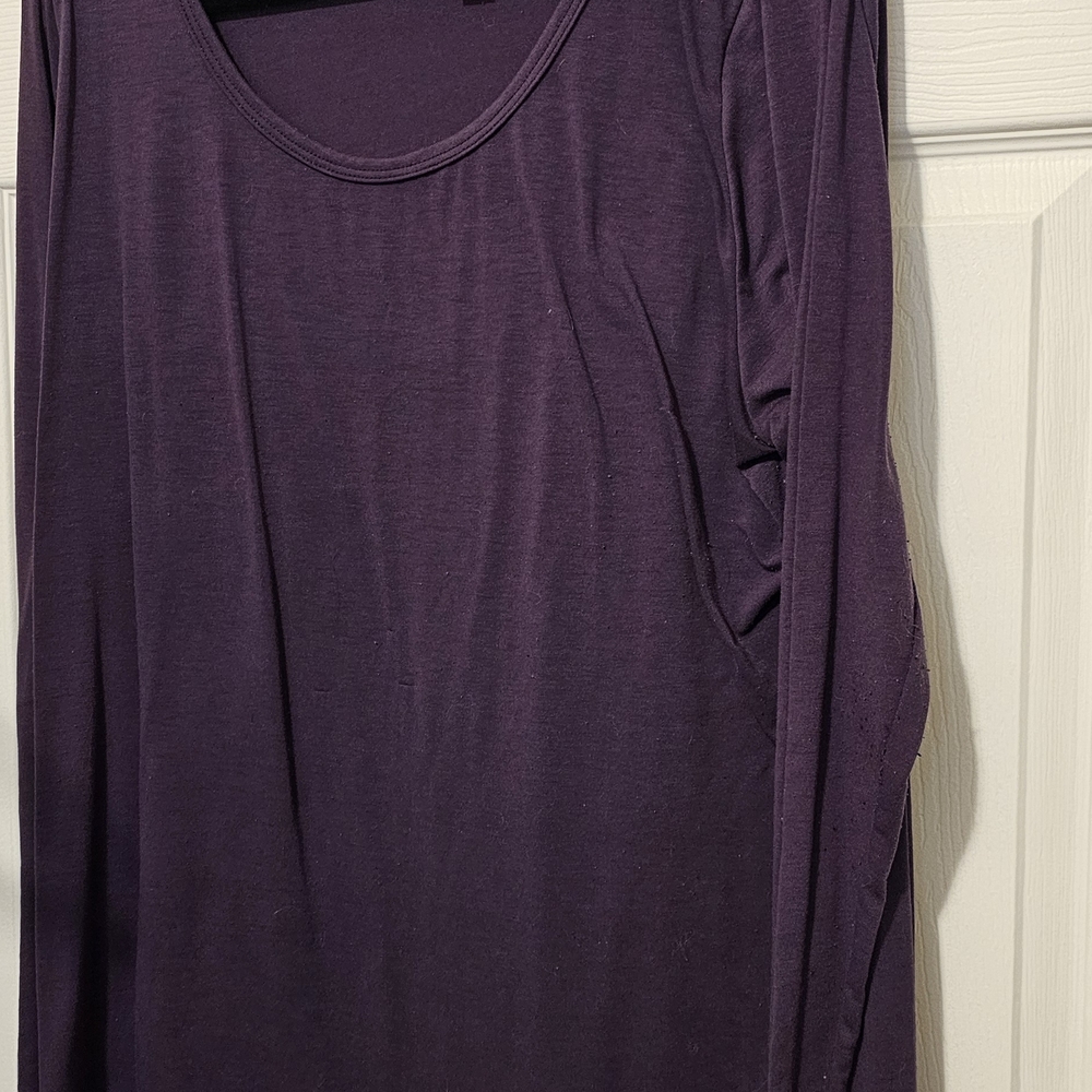 LuLaRoe Deep Purple Long Sleeve Top